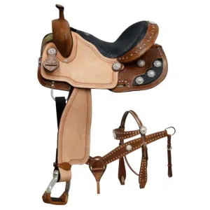 14", 15", 16" DOUBLE T BARREL SADDLE SET 041X