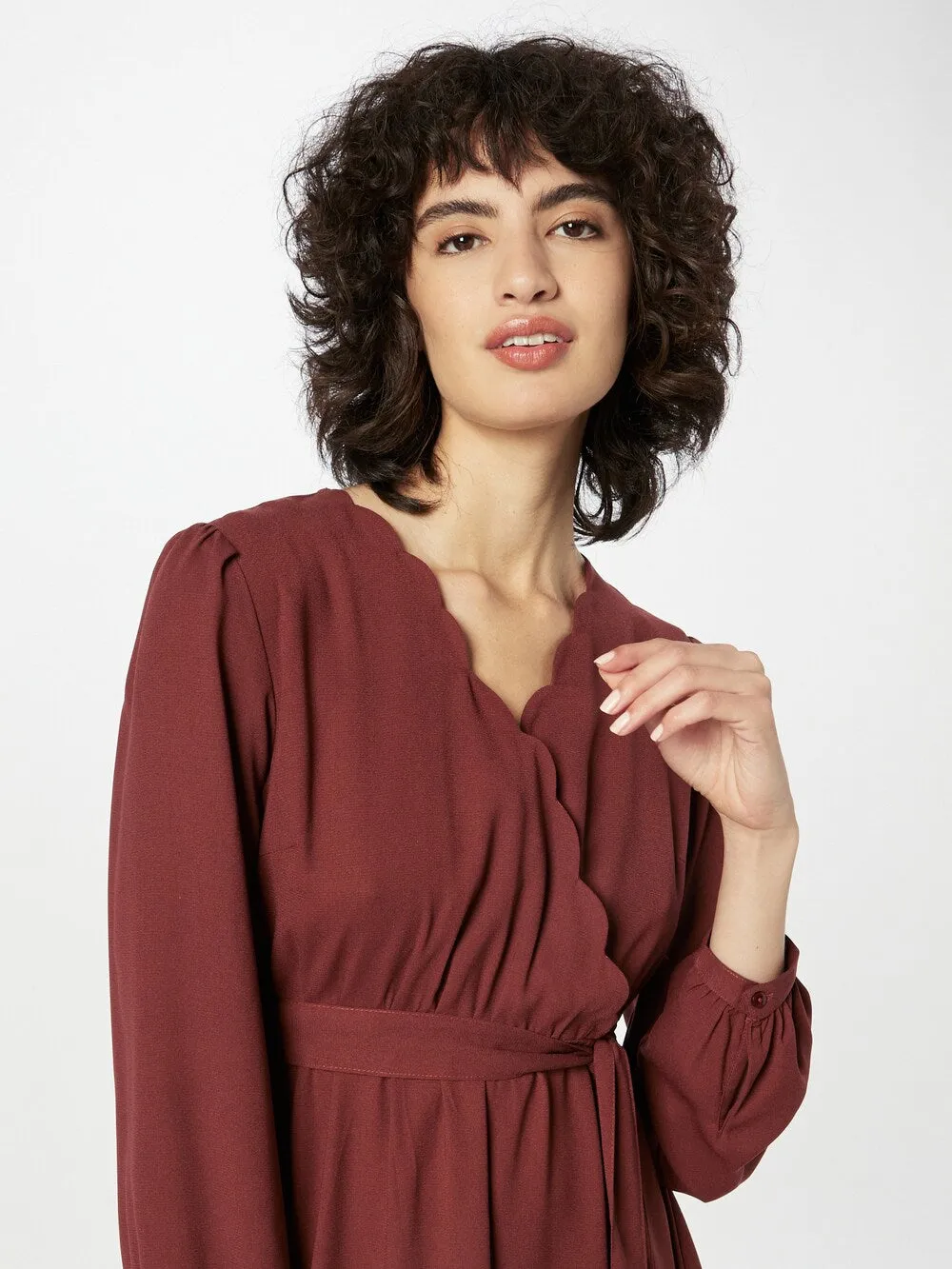 About You Caroline dress, brown