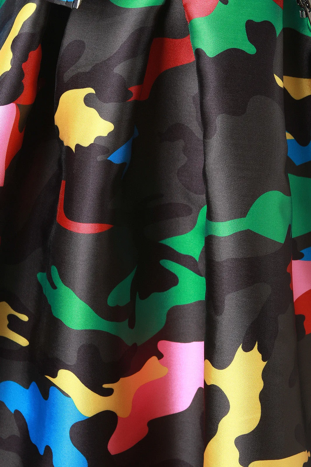 Colorful Camouflage Print Skirt