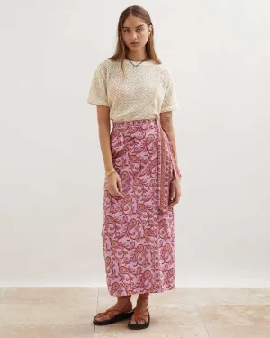 Kiki Nazar Wrap Maxi Skirt