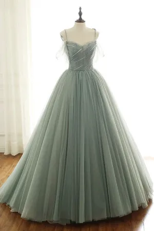 Romantic Tulle Long Ball Gown