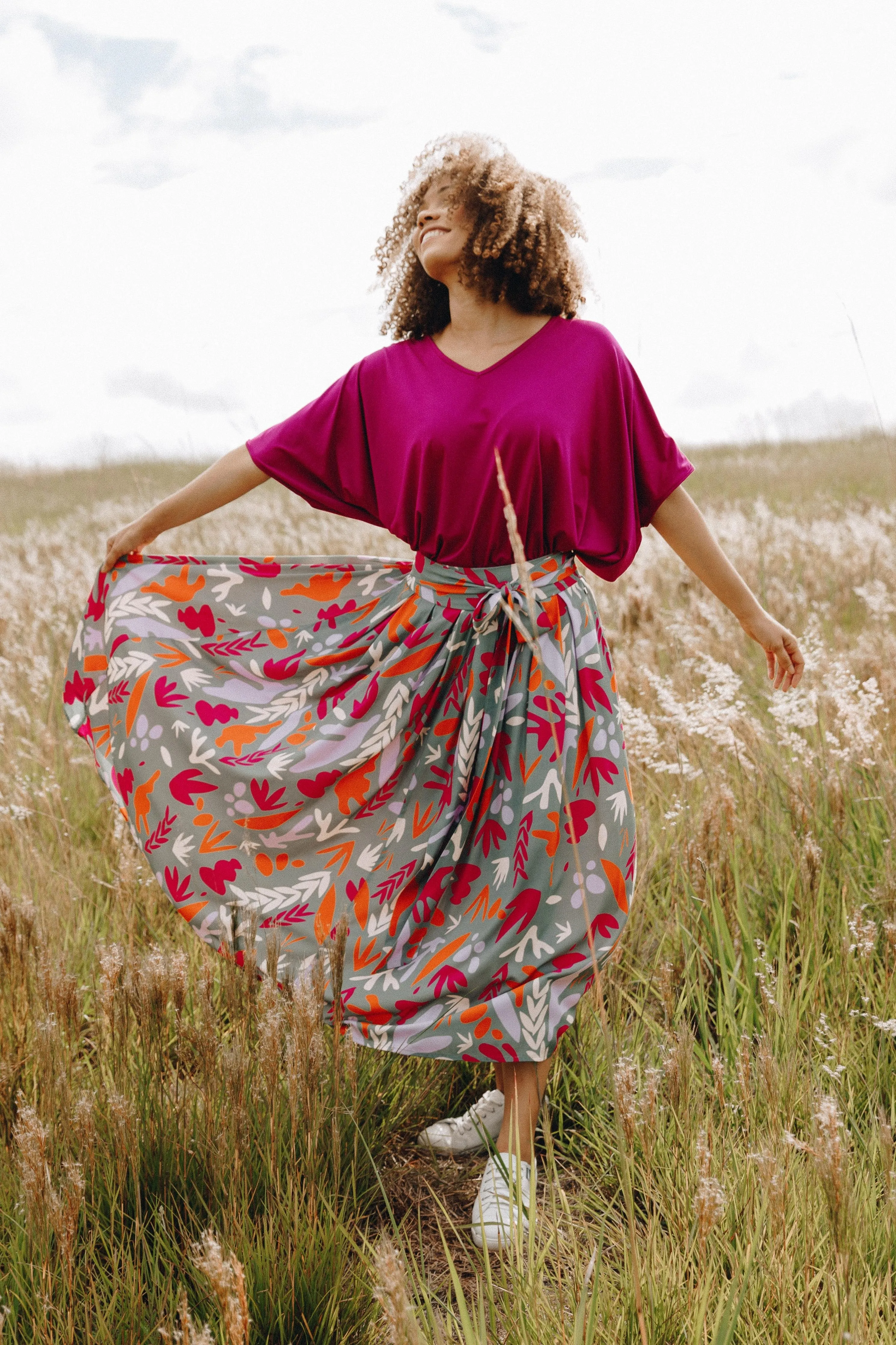 Twirl Tie Skirt | Coral Cove | FINAL SALE