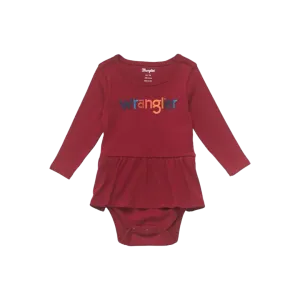 Wrangler Infant Girl's Bodysuit With Skirt